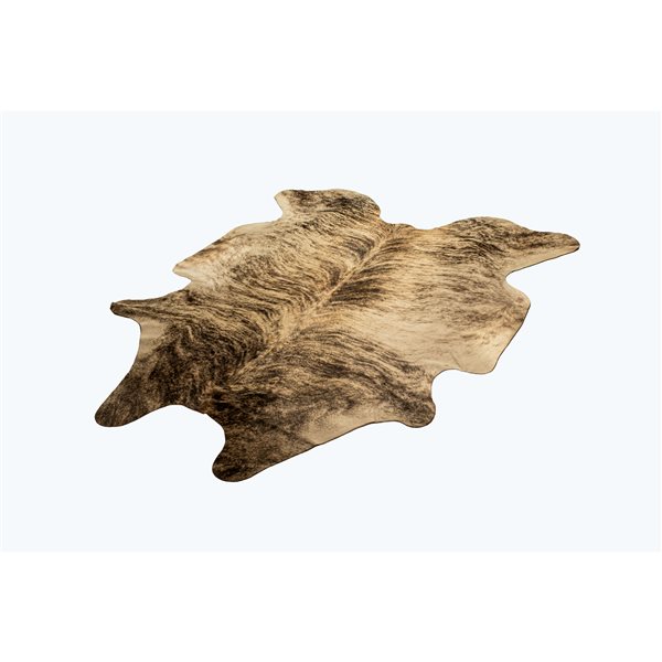Natural by Lifestyle Brands 6-ft x 7-ft Zebu Exotic Cowhide Area Rug