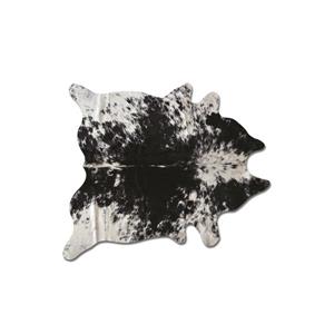 Natural by Lifestyle Brands Kobe Cowhide Rug - 6-ftx 7-ft - Black/White