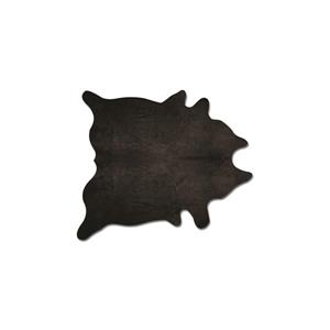 Natural by Lifestyle Brands 5-ft x 7-ft Black Geneva Cowhide Area Rug
