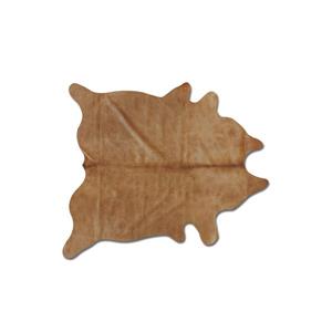 Tapis Geneve en peau de vache , 6' x 7', tan