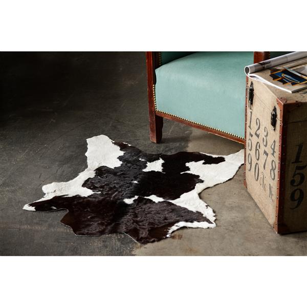 Natural by Lifestyle Brands Mini Hyde 2-Ft x 3-Ft Chocolate Area Rug