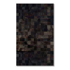 Natural by Lifestyle Brands 8-Ft x 10-Ft Chocolate Barcelona Cowhide Rug
