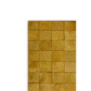 Tapis Barcelone en peau de vache , 8' x 10', tan