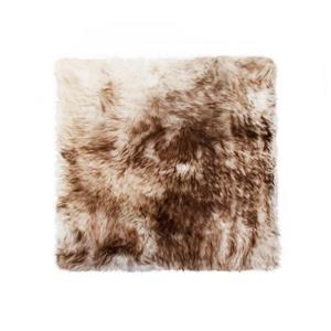 Couverture de chaise peau de mouton , 1/pqt, chocolat