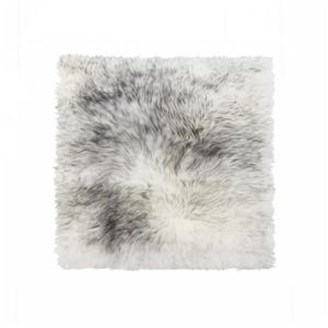 Couverture de chaise peau de mouton , 1/pqt, gris