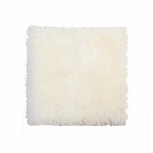 Natural by Lifestyle Brands Cream 17-in X 17-in Sheepskin Chair Seat Cover (1-Pack)