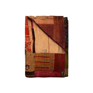 Natural by Lifestyle Brands Kantha 50-in x 70-in 30021 Silk Throw