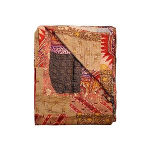 Natural by Lifestyle Brands Kantha 50-in x 70-in 30020 Silk Throw