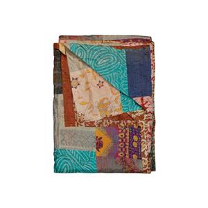 Natural by Lifestyle Brands Kantha 50-in x 70-in 30018 Silk Throw