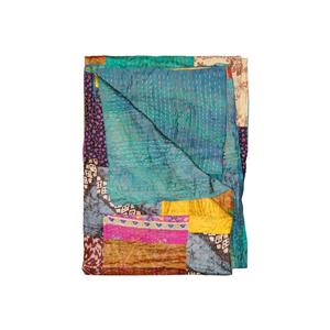 Natural by Lifestyle Brands Kantha 50-in x 70-in 30015 Silk Throw