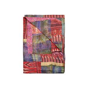 Natural by Lifestyle Brands Kantha 50-in x 70-in 30012 Silk Throw