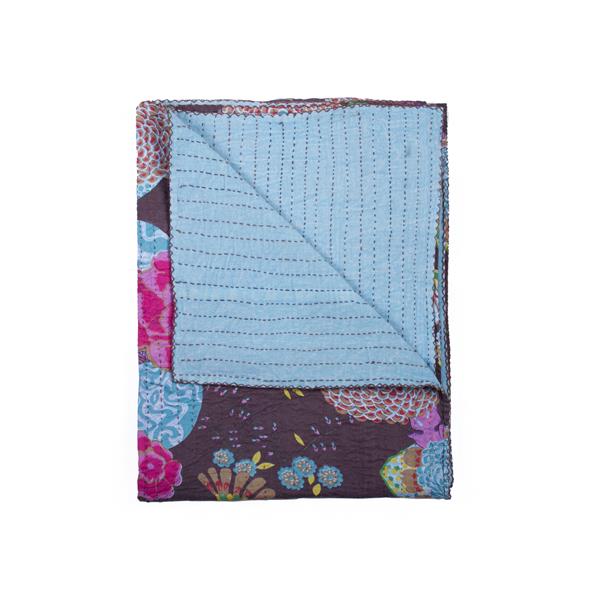 Natural by Lifestyle Brands Kantha 50-in x70-in 1117 and #06 Cotton Vintage Handmade Throw