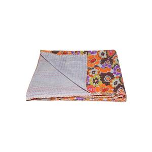 Natural by Lifestyle Brands Kantha 50-in x70-in 327 Cotton Vintage Handmade Throw