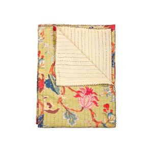 Natural by Lifestyle Brands Kantha 50-in x70-in 331 Cotton Vintage Handmade Throw