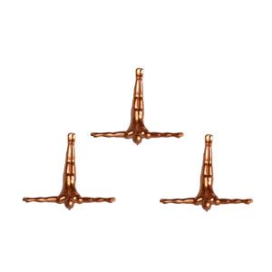 Natural by Lifestyle Brands Wall Divers 6.50-in x 2.50-in 3 Pack in Bronze