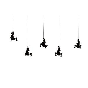 Natural by Lifestyle Brands Suspended Climber - 5 PK - Black