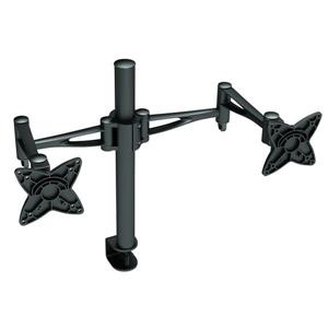 TygerClaw 13-in to 23-in Black 2 Monitor Desk Mount