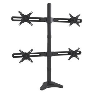 TygerClaw 10-in to 24-in Black 4 Monitor Desk Mount