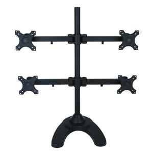 TygerClaw 13-in to 24-in Black 4 Monitor Desk Mount