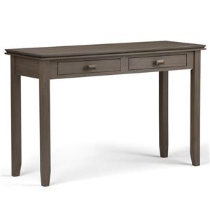Simpli Home Artisan 29.5-in Farmhouse Gray Console Sofa Table