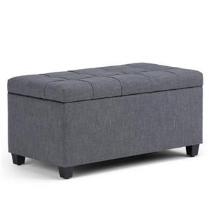Banc-ottoman de rangement Sienna, 33,5