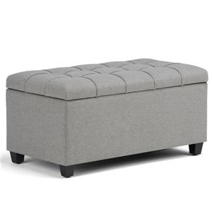Banc-ottoman de rangement Sienna, 33,5