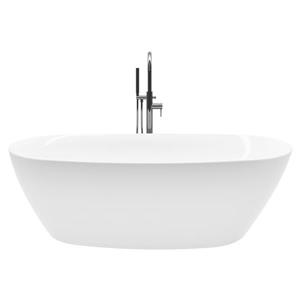 A&E Bath and Shower Sequana 71-in Glossy White Freestanding Bathtub