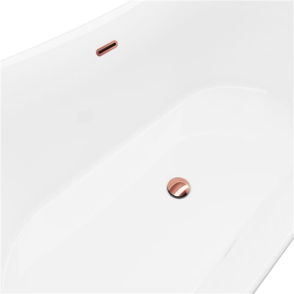 A&E Bath & Shower Freestanding Bathtub - 66-in - Copper