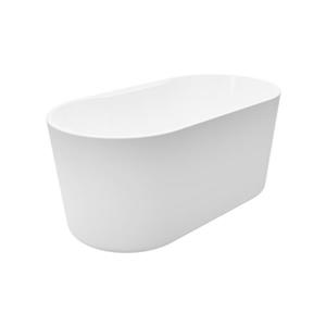 A&E Bath & Shower Retro-NF Freestanding Bathtub - 56-in - White
