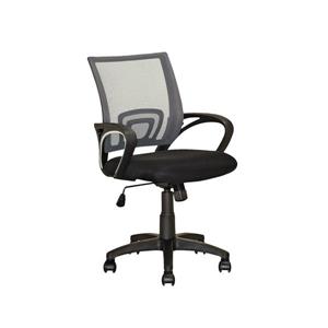CoreLiving 22.00-in x 18.25-in Dark Grey Mesh Back Office Chair