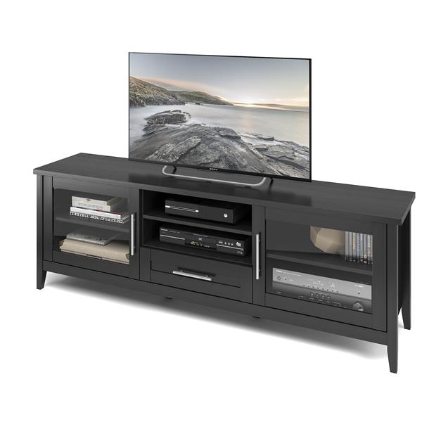 CorLiving Jackson Black Extra Wide TV Stand