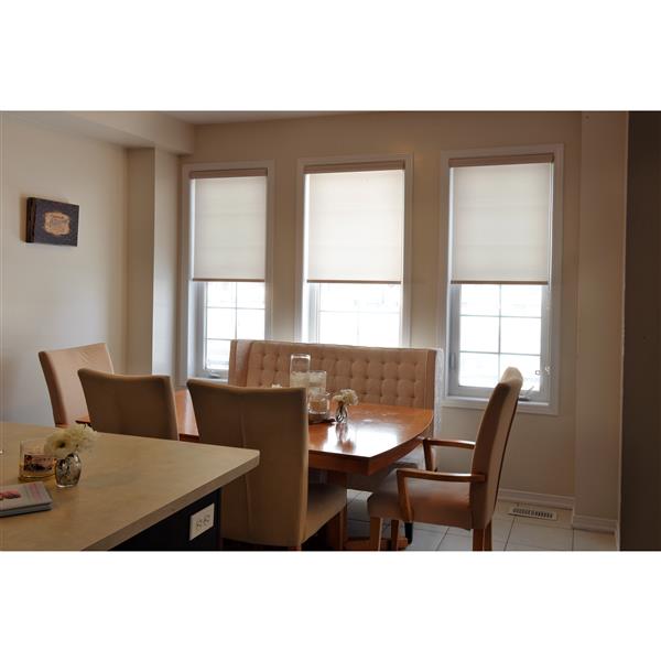 Sun Glow 70 In X 72 In Motorized Privacy Roller Shade With