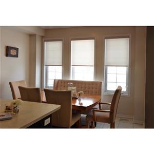 Sun Glow 54-in x 72-in Chainless Privacy Roller Shade With Valance