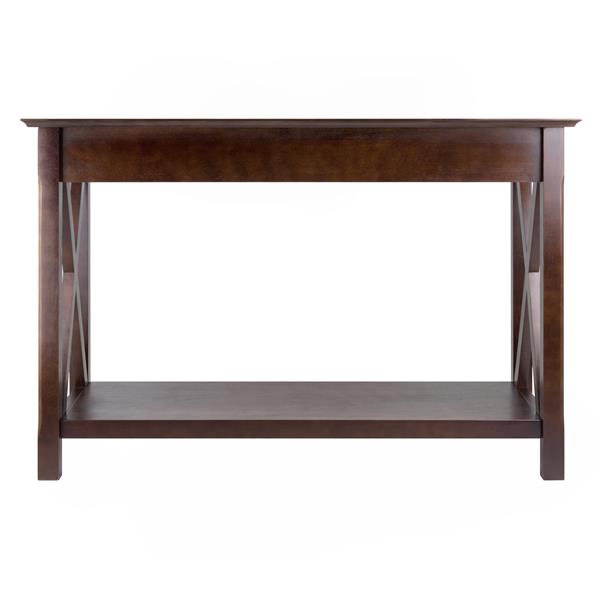 Winsome Wood Xola 52.91-in x 45-in Cappuccino Wood Table