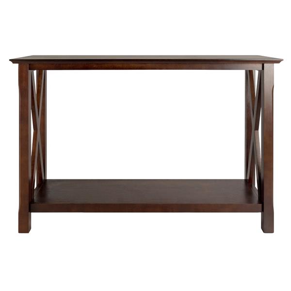 Winsome Wood Xola 37.48-in x 45-in Cappuccino Wood Table