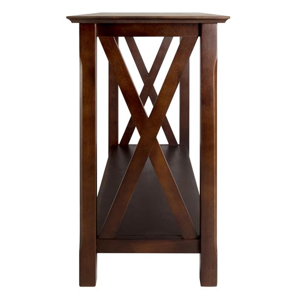 Winsome Wood Xola 37.48-in x 45-in Cappuccino Wood Table