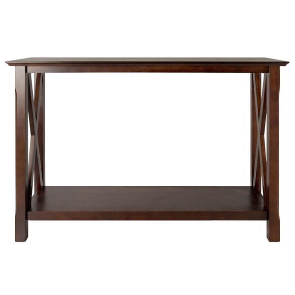 Winsome Wood Xola 37.48-in x 45-in Cappuccino Wood Table