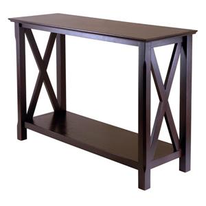 Winsome Wood Xola 37.48-in x 45-in Cappuccino Wood Table