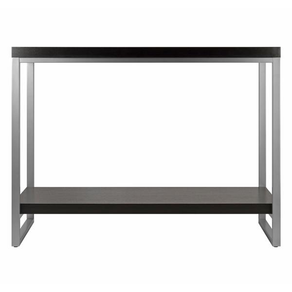 Table Jared, 31,2 po x 40 po, bois, espresso foncé