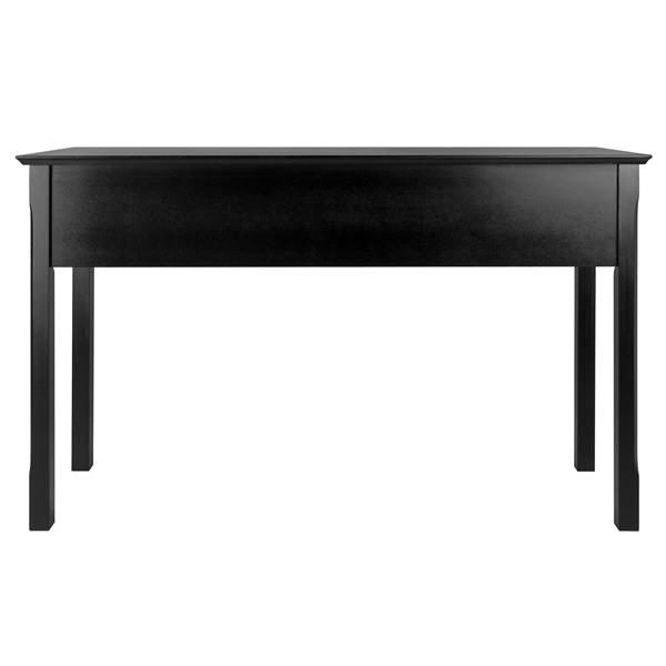 Winsome Wood Timber 45.7-in x 47.6-in Black Wood Table