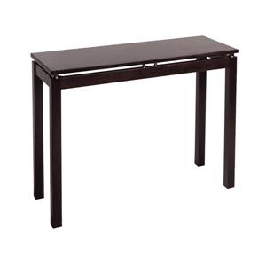 Winsome Wood Linea 26.01-in x 39.37-in Espresso Wood table