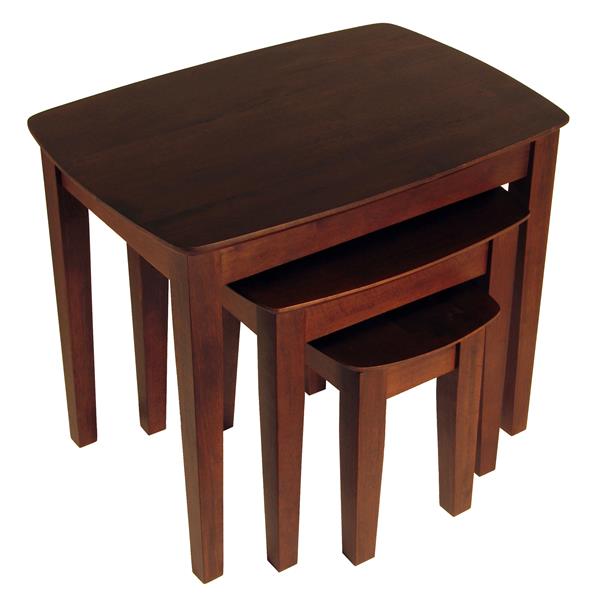 Winsome Wood Bradley 26.77-in x 18.7-in x 21.85-in Walnut Wood Table