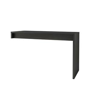 Nexera Sereni-T Black and Ebony Reversible Desk Panel