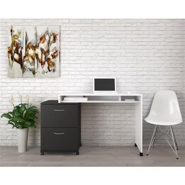 Nexera Essentials White Reversible Desk Panel
