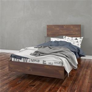 Nexera 2 Piece Truffle Twin Bedroom Set