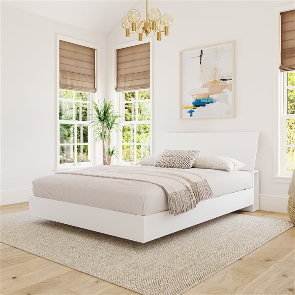 Nexera 2 Piece White Full Bedroom Set