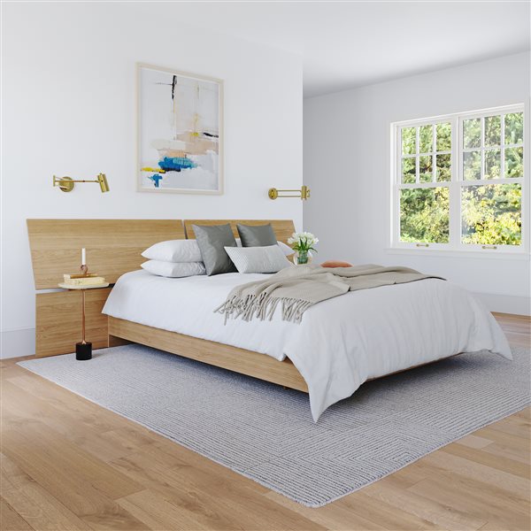 Nexera 2 Piece Maple Queen Bedroom Set