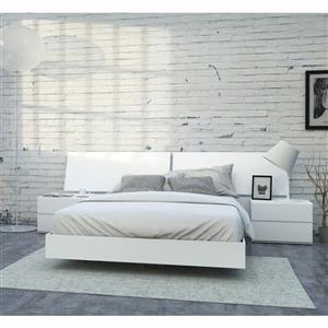 Nexera District 4 Piece White Queen Bedroom Set