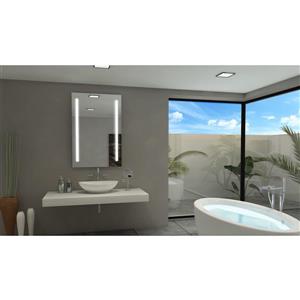 Miroir LED salle de bain 118x60cm Simply