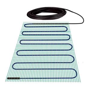 WarmlyYours TempZone™ 5-ft x 2.7-ft 120V Green Shower Mat